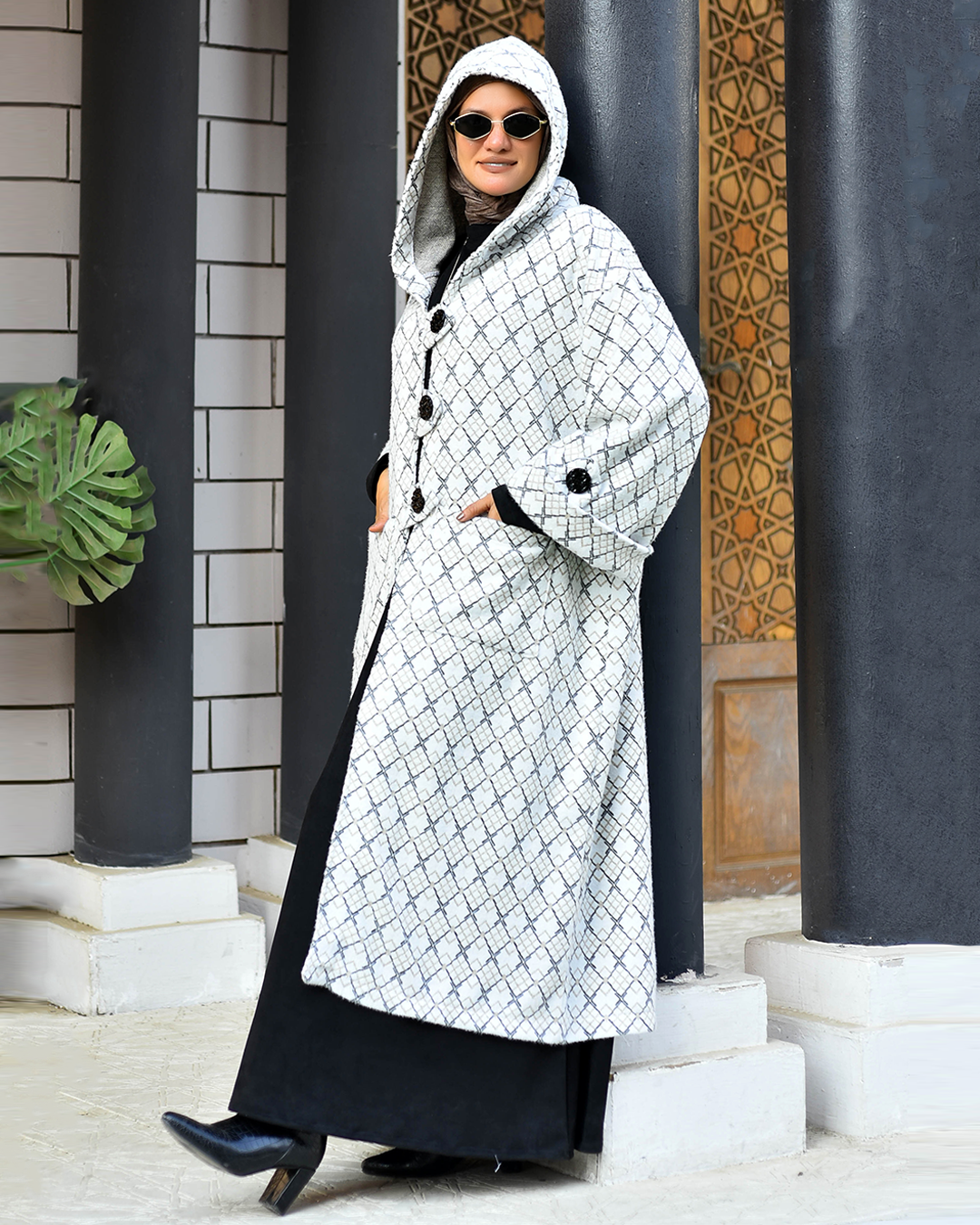 TWEED Hooded Cardigan